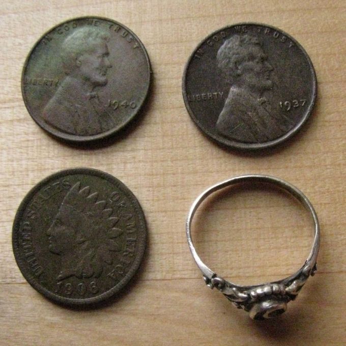 Surface-Find-Indian-Head-Cent-In-The-Woods